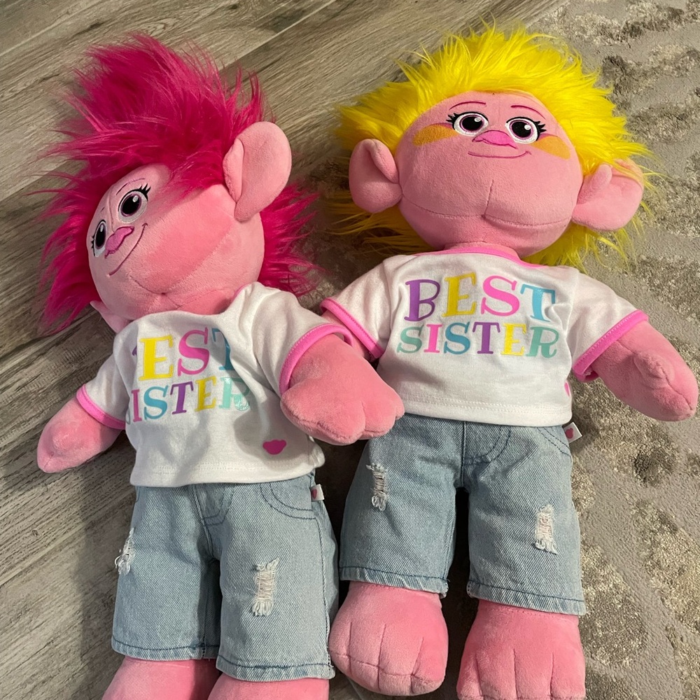 Trolls Build a Bear Bundle - Poppy and Viva